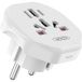 XO Design WL23 Adaptateur réseau US / UK / AU / FI / CN - Europe, Blanc