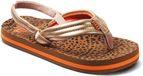 Reef Little Ahiwild Meisjes Slippers - Bruin/Goud - Maat 21