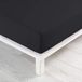 douceur d'intérieur Hoeslaken Jersy Charbon 90 x 190 cm