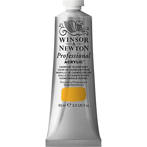 Winsor & Newton Professionele acrylverf - Cadmium Yellow Deep - 60ml