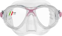 Cressi Marea Jr Mask - Unisex Onderwatermasker Kinderen, één maat, Transparant/Roze