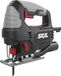 SKIL Scie sauteuse 380W - Avec souffleur de poussière - Capacité de coupe 85mm - Coupes biaises 45° - Lampe LED - Poignée softgrip - Lame de scie pour bois - Lame de scie à bois incluse - Skil 4390 AA