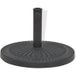 Icecat Socle de parasol résine rond noir 14 kg