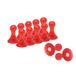 first4magnets™ Rode kleine fruitige skittle magnetisch kantoor & koelkast (13 mm diameter x 19 mm hoog) (1 verpakking van 12)