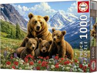Educa - Grizzlyberen Canada - 1000 stukjes - Legpuzzel