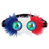 Boland 61988 - Rave France feestbril, kostuumaccessoires, openbare display, themafeest, verjaardag, EM, wereldkampioenschap, fanartikel