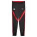 PUMA Pantalon de pré-match tissé pour hommes, Noir/Rouge, Taille M
