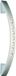 Cadap - Afstand mm 128 – Lengte mm 165 – boven mm 20 – breedte mm. 17 mm