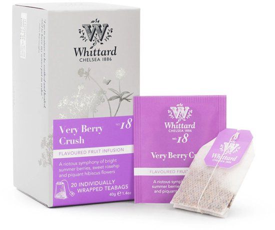 Whittard of Chelsea Fruitthee Very Berry Crush, 20 stuks