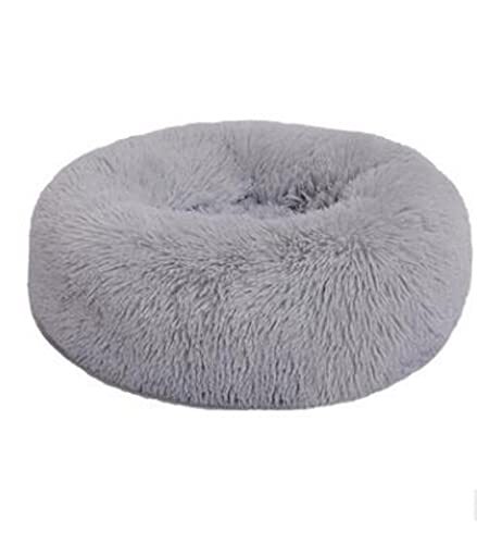 JRKJ Kattenbakvulling, kennel, pluche ronde hond bed, warme winter mat, huisdier nest, hondenmat, kattenbenodigdheden, langharige dierenbed