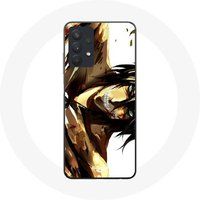 Maniacase Samsung Galaxy A32 5G Anime Manga Eren Yeager aanval op Titan Poster