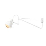 Homemania Wandlamp Focus, woonkamer, slaapkamer, metaal, wit, 14 x 88 x 28 cm, 1 x E27, 60 W