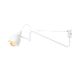 Homemania Wandlamp Focus, woonkamer, slaapkamer, metaal, wit, 14 x 88 x 28 cm, 1 x E27, 60 W
