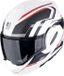 Scorpion EXO-Tech Evo Furio Zwart Wit Rood Systeemhelm - Helm
