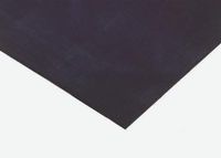 RS PRO Rubberen mat neopreen, zwart, 1m x 6mm x 1.2m 1.4g/cm³