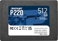 Patriot Memory Patriot P220 - Interne SSD - 512GB - 2.5 inch - SATA III - 550MB/s