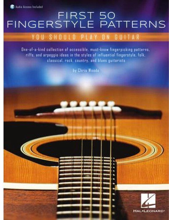 First Hal Leonard First 50 Fingerstyle Patterns You Should Play on Guitar - Songboek