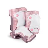 Cariboo Beschermers Inlineskates Kinderen Kniebeschermers Elleboogbeschermers 2 Delige Set M Roze Ballerina