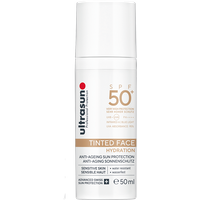 Ultrasun Face Getinte Gezichtscrème Anti-Age SPF50+ - 50ml