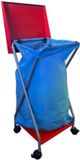 Porte-sacs poubelles 120 Litres à 4 roues pour industrie et atelier