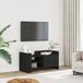 Maison Exclusive - meuble TV, noir, 80x35x40 cm, en panneaux de particules