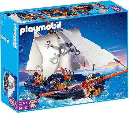 PLAYMOBIL Piratenschip - 5810 | Piraten Speelfiguur | 4+ jaar