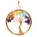 Yogi & Yogini Koperkleurige Hanger Chakraboom