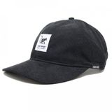 Surf Monkey Corduroy baseballpet gerecycled polyester Eén maat Zwart