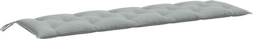 vidaXL Coussin de banc de jardin 180x50x7 cm tissu chiné gris clair