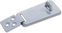 AMIG Overvalsluiting/kistoverval - 1x - voor hangsloten - 67 x 33mm - verzinkt staal - inclusief schroeven