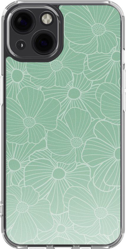 imoshion Hoesje - Geschikt voor Apple iPhone 13 - Design hoesje - Botanica