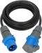 Brennenstuhl CEE 230V camping verlengkabel 5m (H07RN-F 3G2,5 kabel in de kleur zwart, camping stroomkabel voor permanent buitengebruik IP44, Made in Germany)