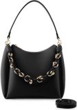 SEIDENFELT MANUFAKTUR Sundby Hobo Bag Zwart