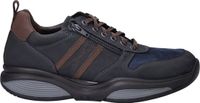 Xsensible Mannen Lage Sneakers 30073.2 Blauw Nubuck Maat 43.5