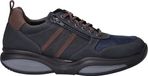 Xsensible Mannen Lage Sneakers 30073.2 Blauw Nubuck Maat 43.5