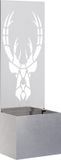 vidaXL Tuin privacy screen zilver 50 x 32 x 150 cm roestvrij staal