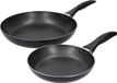 KitchenCraft Set de casseroles antiadhésives - 28cm & 20cm Aluminium