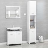 Maison Exclusive - Ensemble de meubles de bain 3 pcs Blanc Bois d'ingénierie