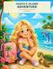 Agata's Island Adventure: 50 Fun and Easy Coloring Pages for Kids Ages 4-8