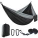 Solidchoice - Hamac de camping - Nylon parachute ultraléger et compact à haute résistance