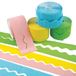 Baker Ross EV772 Golfgoud-pasteldisplaygrenzen, voor schoolklassikale decoraties en prikborden (Pack van 6), diverse