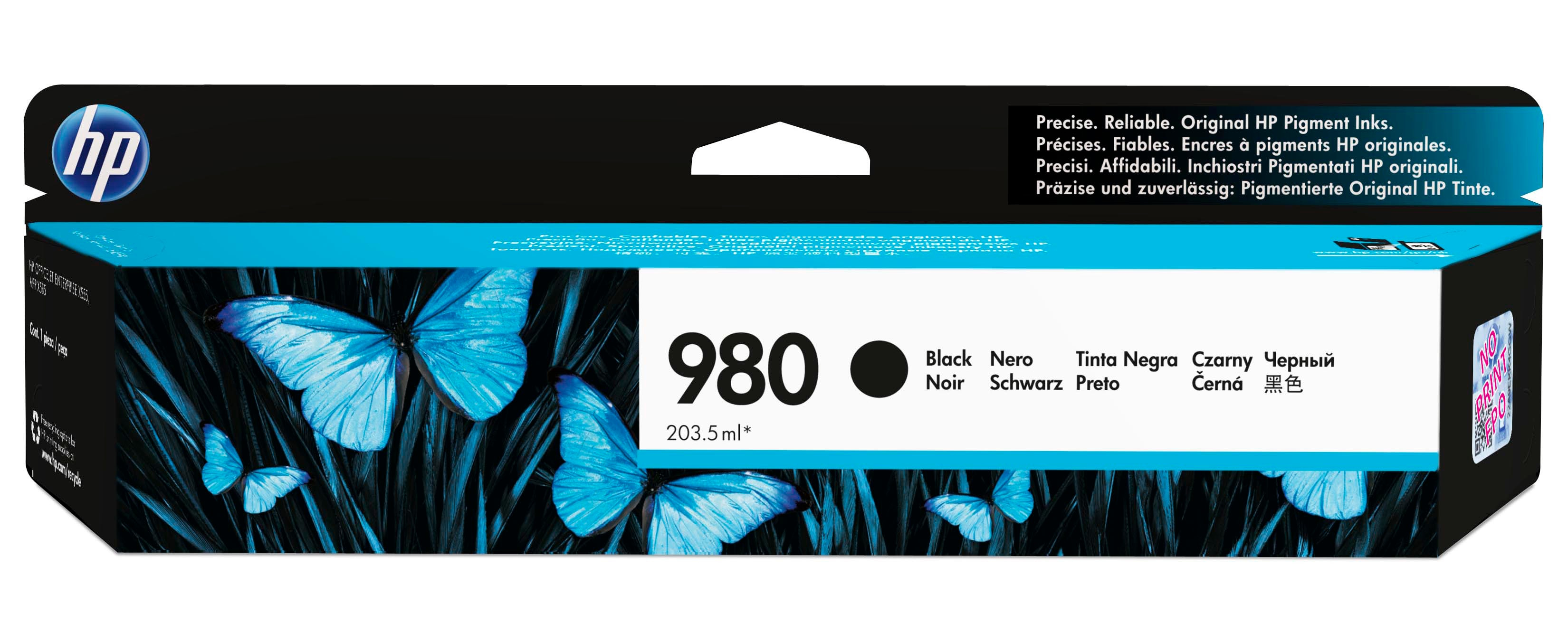 HP 980 originele zwarte inktcartridge