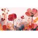 Papier peint panoramique fleurs 396 cm x 255 cm