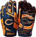 Wilson NFL Stretch Fit Chicago Bears American Football Handschoenen Blauw/Oranje Unisex Senior