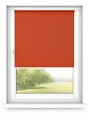 Time4blinds - Rouleau sans cassette, 140x250 cm, Rouge rouille, Commande droite