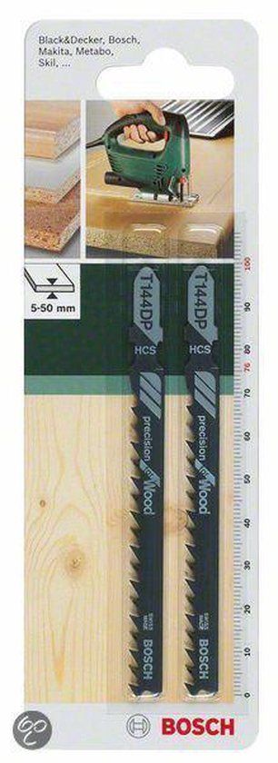 Bosch - Decoupeerzaagblad HCS, T 144 DP Precision for Wood