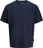 Jack & Jones T-shirt Jjedover Slub Tee Ss Noos 12288897 Navy Blazer Mannen Maat - L