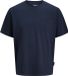 Jack & Jones T-shirt Jjedover Slub Tee Ss Noos 12288897 Navy Blazer Mannen Maat - L