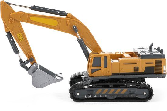 Toi-Toys METAL Bouwvoertuig Graafmachine - 1:55 - Metaal - Multi kleuren - 3+ jaar