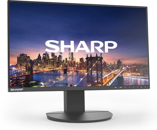 Sharp MultiSync EA242F computer monitor 61 cm (24") 1920 x 1080 Pixels Full HD LCD Zwart